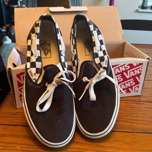 Checker Board Lacey Vans